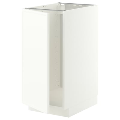 METOD Base cab f sink/waste sorting, white/Aspudden matt white, 40x60 cm