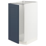 METOD kitchen cabinet, blue, white, square, modern.