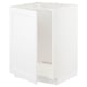 White METOD kitchen cabinet with clean lines and modern design.