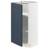 METOD kitchen cabinet, blue axstad door, rectangular, 25-yr warranty.