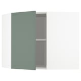 METOD kitchen cabinet in grey-green, modern design, adjustable shelf.