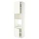 METOD High cabinet f built-in appliances, white/Aspudden matt white, 60x60x240 cm