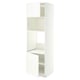 METOD High cabinet f built-in appliances, white/Aspudden matt white, 60x60x200 cm