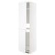 White METOD kitchen cabinet with adjustable shelves, modern design, 2 doors.