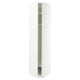 METOD High cabinet w shelves/wire basket, white/Aspudden matt white, 40x60x200 cm