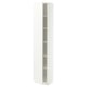 METOD High cabinet with shelves, white/Aspudden matt white, 40x37x200 cm