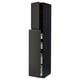 Modern black kitchen cabinet with matte finish & handle-less design