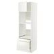 METOD kitchen unit: tall cabinet, drawers, particleboard, steel, adjustable shelves.