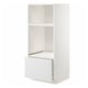 Option: White METOD kitchen unit with drawer and shelves.