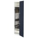 METOD blue kitchen cabinet with drawers and shelves, modern design.