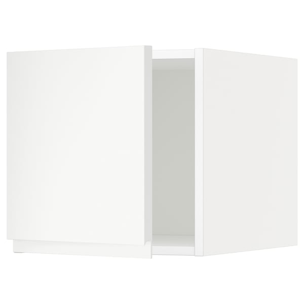 METOD white kitchen cabinet in modern minimalist design.