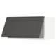 A dark grey IKEA METOD kitchen cabinet with a rectangular design and a sleek, modern look.
