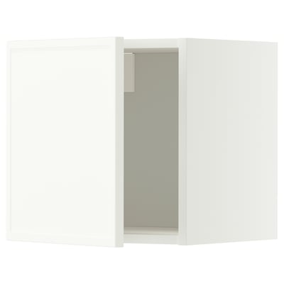 METOD Wall cabinet, white/Aspudden matt white, 40x40 cm