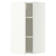 METOD Wall cabinet with shelves, white/Aspudden matt white, 40x80 cm