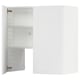 Ikea METOD white kitchen cabinet, square design with adjustable shelf.