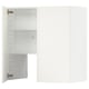 METOD white kitchen cabinet with adjustable shelves, modern style.