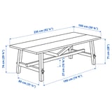 Illustration with measurements for the product: MÖCKELBY.