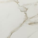 High-pressure porcelain worktop, sleek glossy surface, minimalist design, subtle veins, smooth texture.
