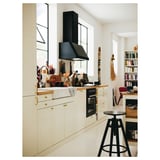 MÖLLEKULLA Custom made worktop, oak/veneer, 45.1-63.5x3.8 cm