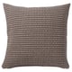 Option: MOROTSMOTT grey-beige anthracite square cushion with zipper.