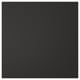 NICKEBO black square drawer front, modern, recycled wood, simple design.