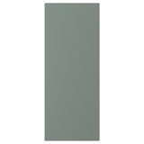 A NICKEBO cabinet in grey-green, featuring a smooth, modern design with straight lines and a matte finish.