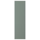 Greenish-gray vertical rectangular panel, smooth, simple, clean edges.
