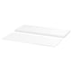 Option: Two white rectangular NORDLI drawer units, sleek and modern, ready for assembly.
