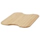 Option: Bamboo lid for trolley, hides clutter, versatile tray