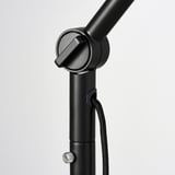 Black adjustable lamp with metal & plastic