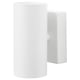 NYMÅNE lamp, white, cylindrical shade, steel base, minimalist design.