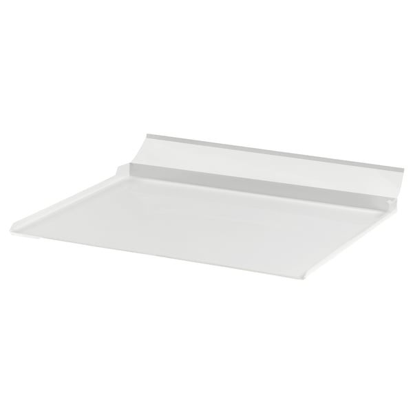 NYTTIG, white plastic tray, square shape, flat, simple design.