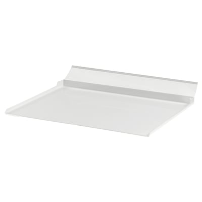 NYTTIG, white plastic tray, square shape, flat, simple design.