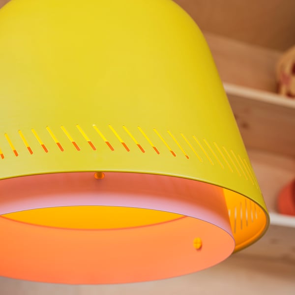 OMMJÄNGE Pendant lamp shade, multicolour