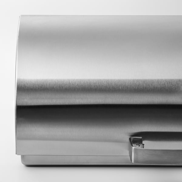 Stainless steel box with rubber edge, sleek and high-quality design.