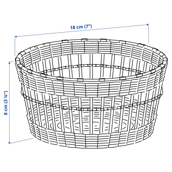 Illustration with measurements for the product: PENNFISK.