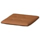 POÄNG Footstool cushion, Grann golden-brown