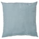 Square gray-blue patterned PROFETBLOMMA cushion with zigzag design, made from recycled polyester.