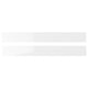 RINGHULT white kitchen drawer front, glossy, rectangular, fiberboard with melamine foil.