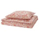 RODGERSIA bed linens in orange paisley design. Soft cotton/viscose blend with decorative floral patterns.