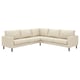 SALTSJÖBADEN Corner sofa, 4-seat, Vittangi light beige/white