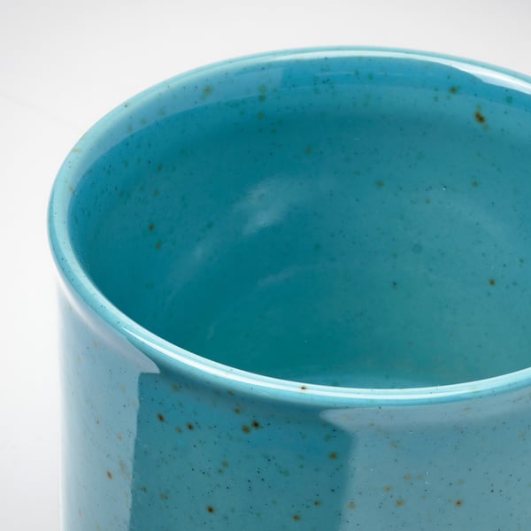 SAMMETSSYREN Plant pot, in/outdoor/turquoise, 9 cm