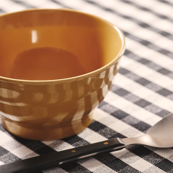 SANDSKÄDDA Bowl, yellow, 14 cm