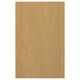 A SINARP wooden door in a light oak finish, featuring a simple rectangular design with a solid wood edge.
