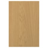 Wooden SINARP door in light brown oak, rectangular & sturdy.