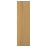 A SINARP wooden door in a natural oak color. It a rectangular shape with a solid wooden edge, giving it a durable and elegant design.