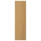 A SINARP door in light oak wood. Its rectangular with a smooth veneer finish. A solid oak edge adds stability and durability.
