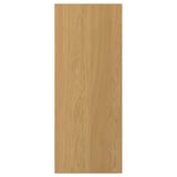 A light wooden door named SINARP. Its made of oak veneer and a solid wood edge. The door is rectangular and has a natural wood grain design.