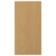 Oak veneer minimalist door with acrylic edge