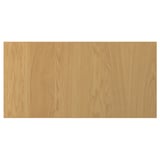 An oak SINARP wooden panel with a solid wood edge, featuring a natural finish and rectangular shape.